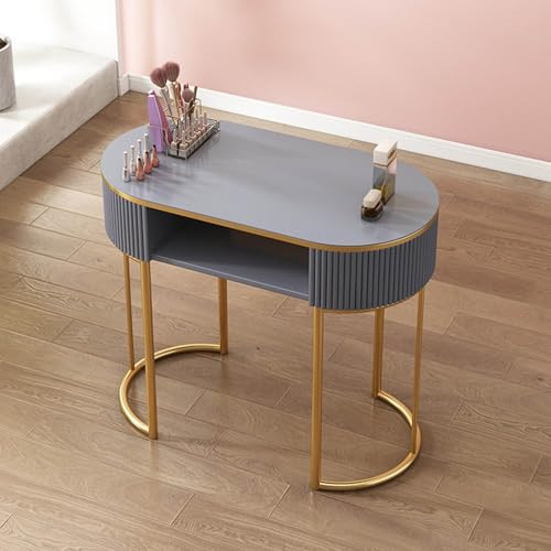Professional Nail Technician Desk with Storage Drawers & Cabinets – Salon Spa Manicure Workstation for Nail Art, Beauty Services, and Pedicure Setup