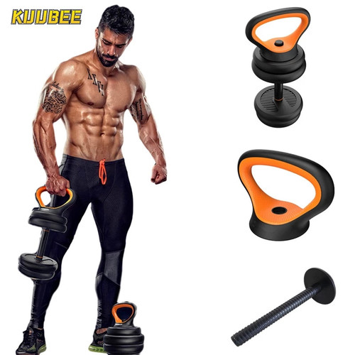 Handle Use for Weight Plates Arm Strength Workout Kettle Bell Grip Dumbbell Equipment