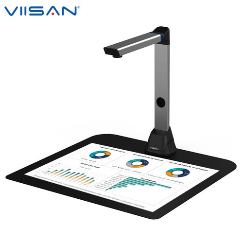 VIISAN V8 Book Document Scanner High Definition 8MP Portable Scanner for Office TeacherCapture Size A3 Multi-Language