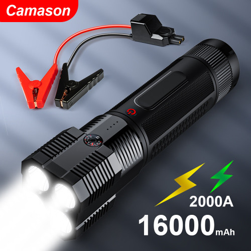 Camason Car Jump Starter with flashlight Starting Device Battery Power Bank 