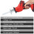 Power Tools  TOP 21V Cordless Reciprocating Saw Adjustable Speed Electric Saw Saber Saw Portable for Wood Metal 