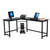 Two Colors L-ShapedL-Shaped Desktop Computer Desk  Computer Table PC Desk Rotating Corner Desk & Modern Office Study 