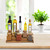 3 Tier Expandable Bamboo Spice Rack Seasoning Organizer for Cabinet Pantry Countertop Kitchen Step Shelf Nail Polish StorageRacK
