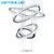 Modern Pendant Light Indoor Ring Led Chandelier Luxury K9 Crystal Hanging Fixture Living Dining Room Ceiling Lamp Home DIY Decor