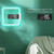 LED Remote Control Digital Wall Clock With Alarm/Temperature and Color Switching