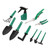 7PC-Green Iron Chair Gardening Tool kit 