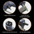 Pneumatic Gun Brad Nailer KP-F30LF Hold 1000 PCS Straight Nails 0.4 to 1.2in Pneumatic Finishing Stapler