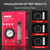 ANCEL S3000 Smoke Leak Detector EVAP Smoking Pipe Automotive Gas Leakage Analyzer