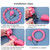  Thin Waist Exercise Detachable Hoops Massage Fitness Hoop Training Weight Loss