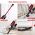Cordless Vacuum Powerful Stick Vacuum Cleaner  with Soft Roller