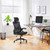 SMILE MART High Back Ergonomic Mesh Office Chair with Adjustable Padded Headrest, 