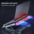Gaming PC Adjustable Laptop Cooler Dual USB Laptop Cooling Pad Support Notebook Stand With Fan For Macbook Pro 