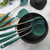 Kitchen Utensils Nonstick Pot Silicone Spatula Soup Spoon Leak Spatula Set Egg Cooker Ring