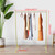 Gold Iron Industrial Pipe Clothing Rack Display Stand Clothes Hanger Organizer Rack for Home And Stores