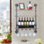 24 Inch Bar Bottle Shelves Industrial Pipe Shelf Wine Rack Wall Mounted Holder