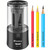 Automatic Electric Pencil Sharpener Large Heavy Duty For Colored Pencils Mechanical USB For Children Artists Stationery