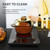 Pottery Hot Plate Single Stove Portable  Stove Glass Ceramics Compatible with all Pots and Pans