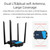 LT220 WiFi Router Industrial Grade 300Mbps 4G LTE Wireless Router with SIM Card Slot Firewall Protection Support 32 WiFi Users