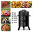 3 In 1 Smokeless Charcoal Smoker Bbq Grill 3 Layers Tower Vertical Barrel Charcoal Barbecue Grill Smoker