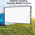 Projector Screen With Double Tripod Foldable White Less Creases 100 120 inch With Carry Bag Soft Double Sided For Outdoor