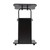 Mobile Laptop Cart Podium Adjustable Height Laptop Stand Portable Sit-to-Stand Desk Rolling Lecterns Workstation 