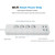 WiFi Smart Power Strip Surge Protector with 4 Smart Plugs  4 USB Ports Extension Cord, Work with Alexa & Google Assistant