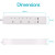 Smart Power Strip WiFi Surge Protector UK Plug Socket Outlets Homekit 1.8M Extension Cord for Alexa Echo Google Assistant