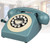 Nostalgic Retro Telephones Classic Corded Rotary Dial Vintage Fixed Phone for Home Office Hotel Shop Decor Antique Europe Style
