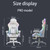 2023 New Gaming Chair Cool LED Lighting Office Home Computer Cadeira Lift Reclining Racing Supervisor Boss Компьютерное Kресло