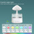 500/450/300ML Mushroom Rain Air Humidifier With Colorful Night Light And USB For Indoor Household 