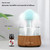 500/450/300ML Mushroom Rain Air Humidifier With Colorful Night Light And USB For Indoor Household 