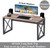 AUGURE-Industrial Home Office Desks, Rustic Wood Computer