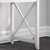 Bush Furniture Key West Computer Desk with Storage | Small for Home Office | Modern Farmhouse, 54W, Pure White Oak Office Desks