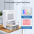 1100Ml Dehumidifier Mini Desktop Moisture Absorbent Dry Bedroom Mini dehumidifier With 7 Color Lights 