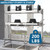 Loyalfire Over Sink Dish Drying Rack, 3 Tier Adjustable Length (20.87'~37.6') Full Stainless Steel Large Storage Kitchen,