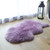 Selected Genuine sheepskin fur rug in purple color, real sheep fur chair mat, fur bedside carpet