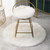 1 PIC Diameter 200CM Imitation Wool Round Plush Carpet Bedside Room Dressing Chair Floor Mat Hanging Basket Circular