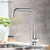 Kitchen Faucets For Kitchen convenience cold and hot Brushed Nickel Kitchen Faucet Deck Mounted Mixer Sink Tap Stainless Steel