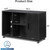 Large Storage File Cabinet,Wood Filing Cabinet with Adjustable Shelves,Rolling Printer Stand on Lockable Wheels for Home Office