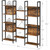 VASAGLE 5-Tier Bookcase with 14 Shelves, Book Shelf with Metal Frame, Bookshelf for Living Room, Home Office, 