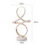 Modern Minimalist Table Lamp LED Spiral Lamp Acryl Desk Lamp With USB and US Adapter For Bedroom Living Room Night Light 