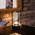 USB Rechargeable Cross Table Lamp 2000mAh Desktop Night Light Touch Desk Atmosphere Light Camping Light 16 Colors Remote Control
