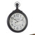 DecMode Vintage Wood Brown Pocket Watch Inspired Wall Clock, 28"W x 39"H