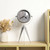 Metal Clock Desk Clock Modern Kitchen Clock Bedside Alarm Clock for Living Room Bedside Bedroom Office 