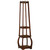 Entryway Coat Rack With Storage Shelves & Drawer Hangers for Clothes Dryers Walnut Dirty Laundry Basket Folding Clothes Hanger