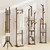 Bamboo Dustproof Coat Rack Floor , Bedroom Hanger for Pants, Simple Modern Multifunctional Solid Wood Rack for Clothes