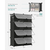 SONGMICS Shoe Rack, 8 Cubes Shoe Organizer with Doors, 32 Pair Plastic Shoe Storage Cabinet, for Bedroom, Entryway, Steel Frame