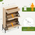 Hidden Shoe Storage Cabinet  Freestanding Shoe Organizer Rack for Entryway, with 3-Tier Adjustable Shelves