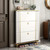 Cabinets for Living Room Freestanding Furniture Narrow and Slim Hidden Shoe Rack With Door White For Home