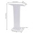 Modern Thick Acrylic Podium Stand Plexiglass Pulpit Floor-Standing School Church Lectern W/ Reading Surface & Storage Shelf